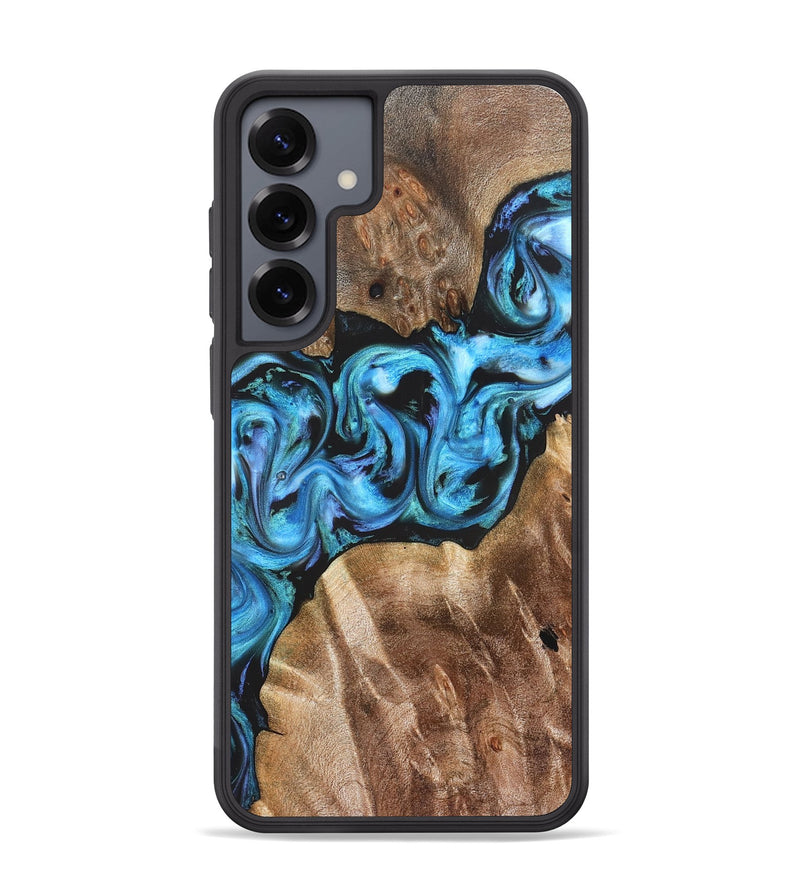 Galaxy S25 Plus Wood Phone Case - Chester (Blue, 822275)