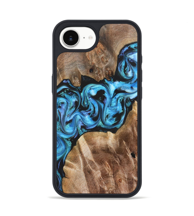 iPhone 17e Wood Phone Case - Chester (Blue, 822275)