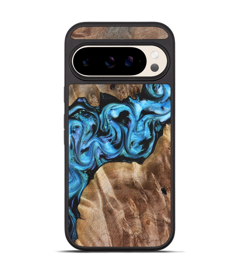 Pixel 10 Wood Phone Case - Chester (Blue, 822275)