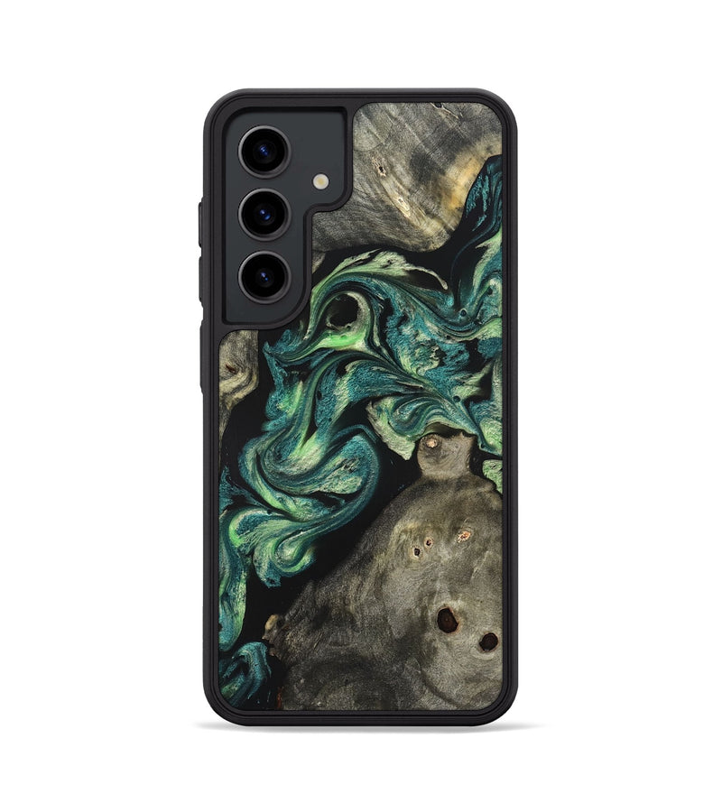 Galaxy S24 Wood Phone Case - Shelbi (Green, 822276)