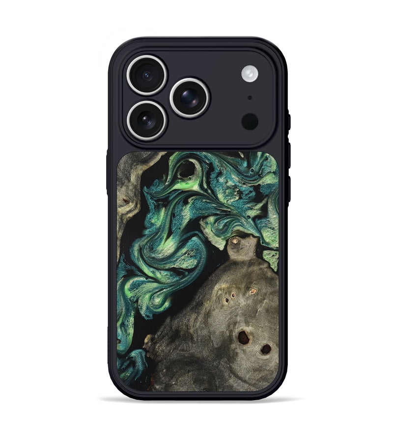 iPhone 17 Pro Wood Phone Case - Shelbi (Green, 822276)