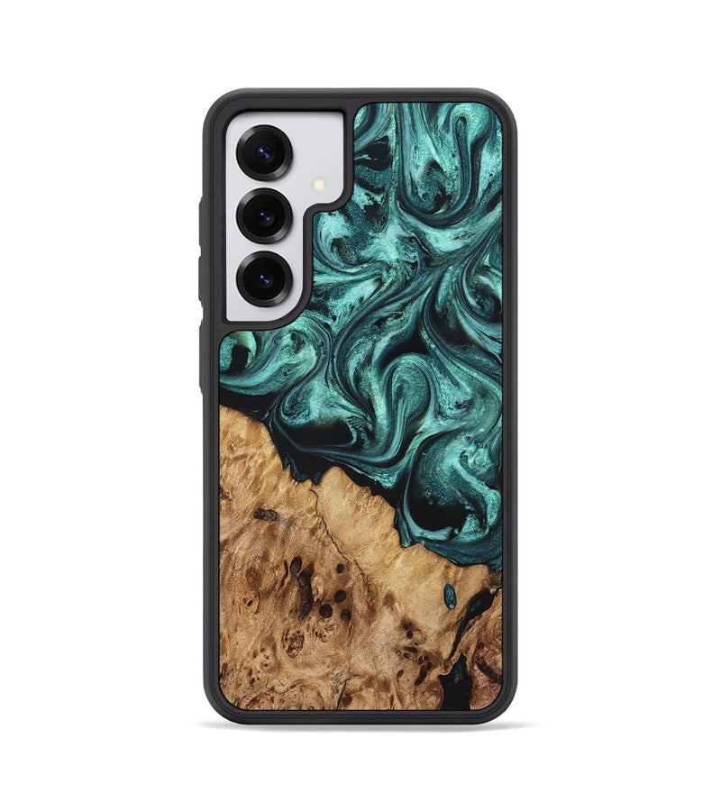 Galaxy S25 Wood Phone Case - Danita (Green, 822277)
