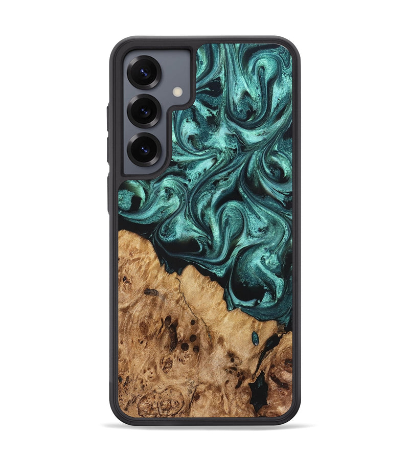 Galaxy S25 Plus Wood Phone Case - Danita (Green, 822277)