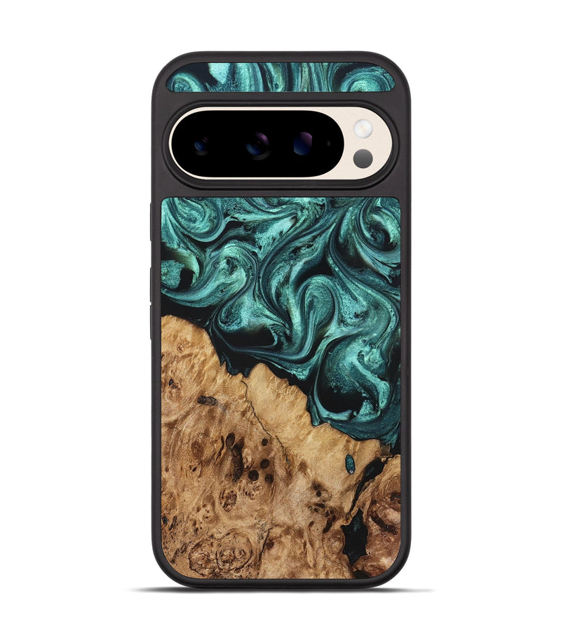 Pixel 10 Wood Phone Case - Danita (Green, 822277)