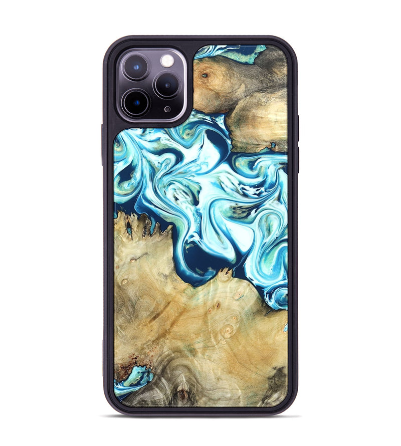 iPhone 11 Pro Max Wood Phone Case - Ned (Blue, 822278)