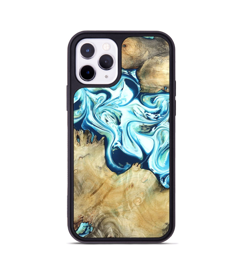 iPhone 11 Pro Wood Phone Case - Ned (Blue, 822278)