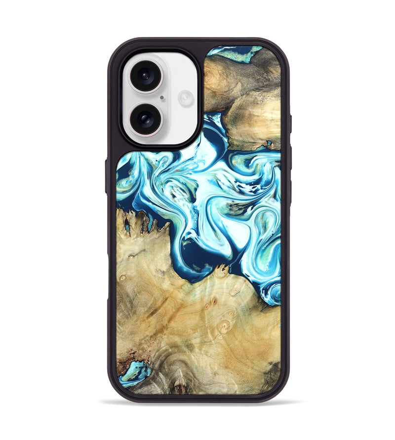 iPhone 17 Wood Phone Case - Ned (Blue, 822278)