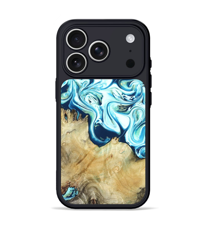iPhone 17 Pro Wood Phone Case - Ned (Blue, 822278)