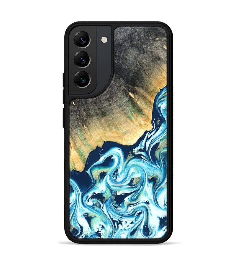 Galaxy S22 Plus Wood Phone Case - Syreeta (Blue, 822279)