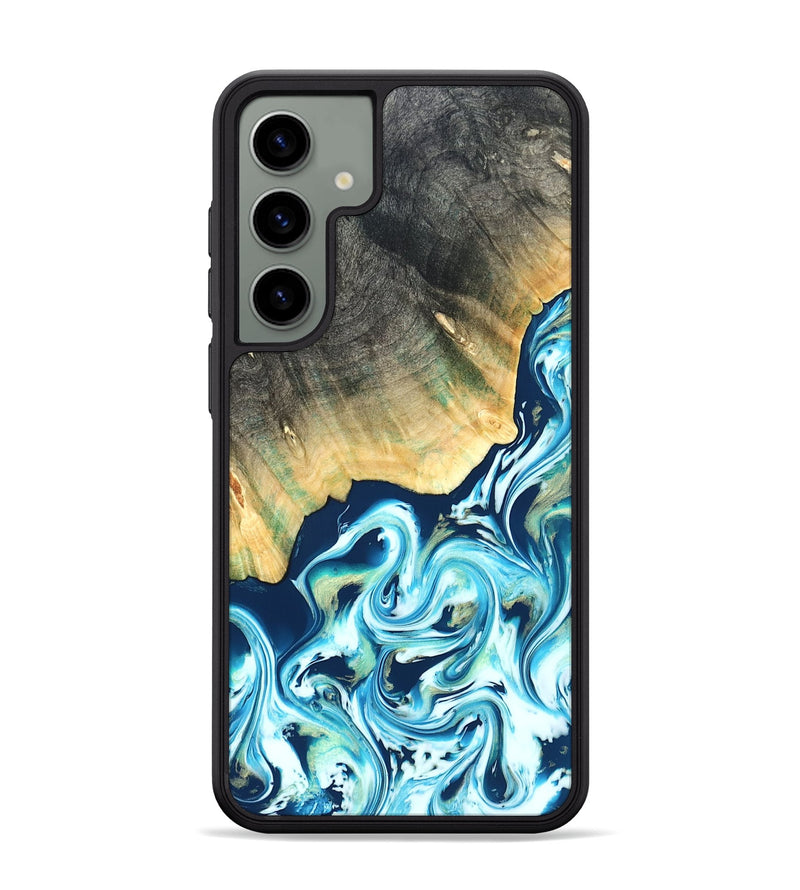 Galaxy S24 Plus Wood Phone Case - Syreeta (Blue, 822279)