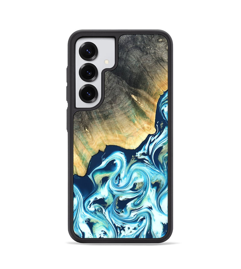 Galaxy S25 Wood Phone Case - Syreeta (Blue, 822279)