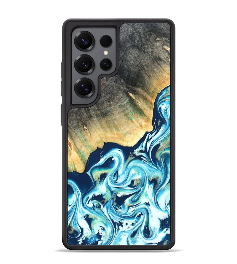 Galaxy S25 Ultra Wood Phone Case - Syreeta (Blue, 822279)