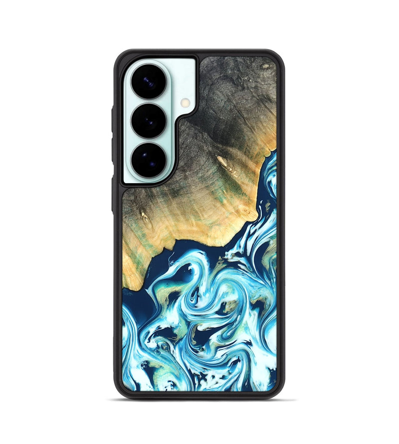 Galaxy S26 Wood Phone Case - Syreeta (Blue, 822279)