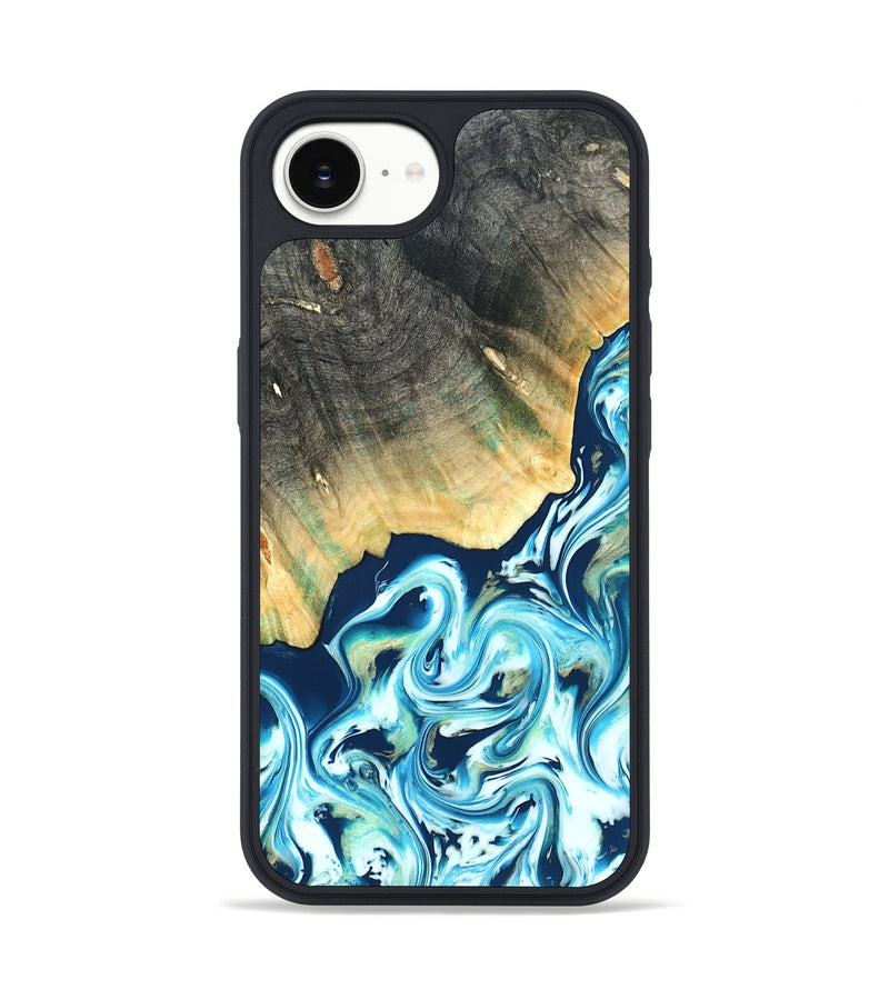 iPhone 17e Wood Phone Case - Syreeta (Blue, 822279)