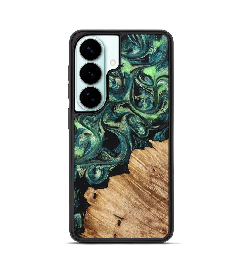 Galaxy S26 Wood Phone Case - Mariel (Green, 822280)