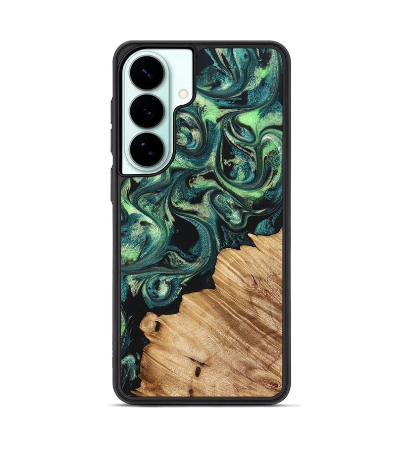 Galaxy S26 Plus Wood Phone Case - Mariel (Green, 822280)