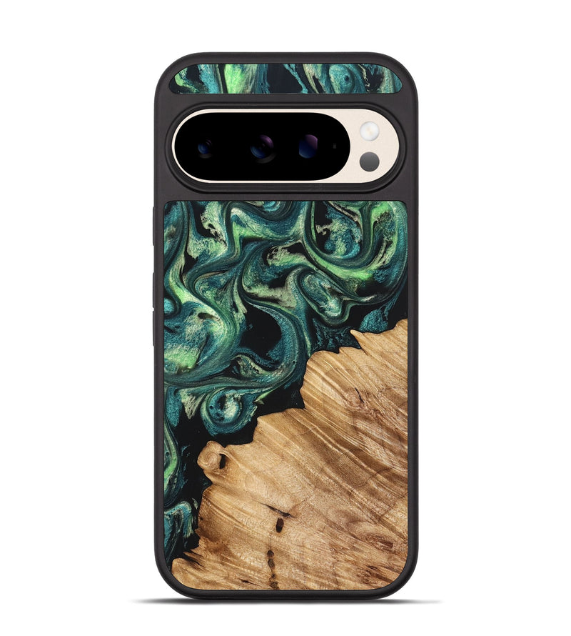Pixel 10 Wood Phone Case - Mariel (Green, 822280)