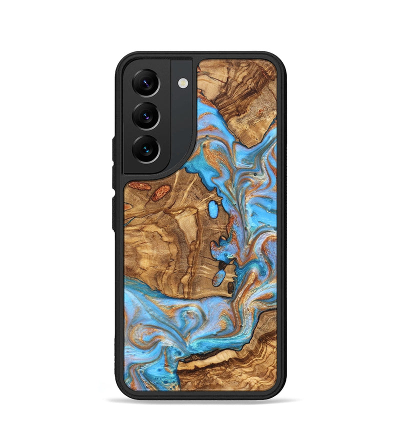 Galaxy S22 Wood Phone Case - Barney (Ancient Olive, 822281)