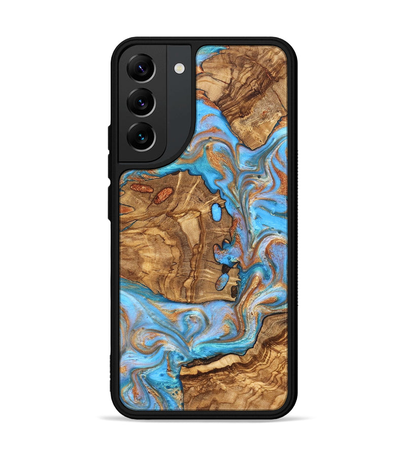 Galaxy S22 Plus Wood Phone Case - Barney (Ancient Olive, 822281)
