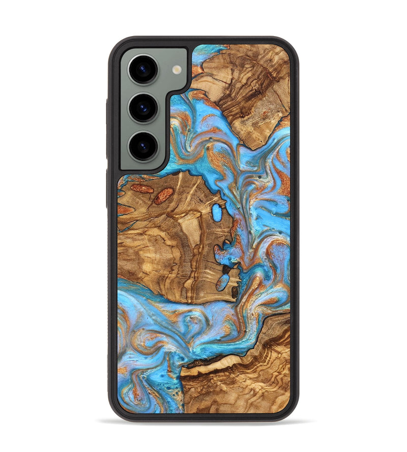Galaxy S23 Plus Wood Phone Case - Barney (Ancient Olive, 822281)