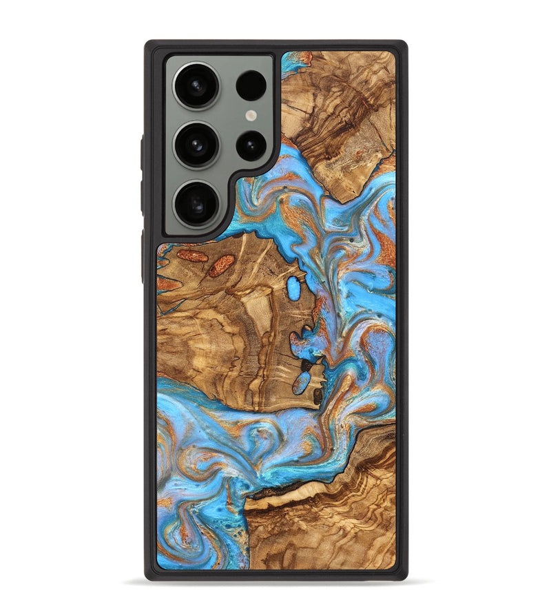 Galaxy S23 Ultra Wood Phone Case - Barney (Ancient Olive, 822281)