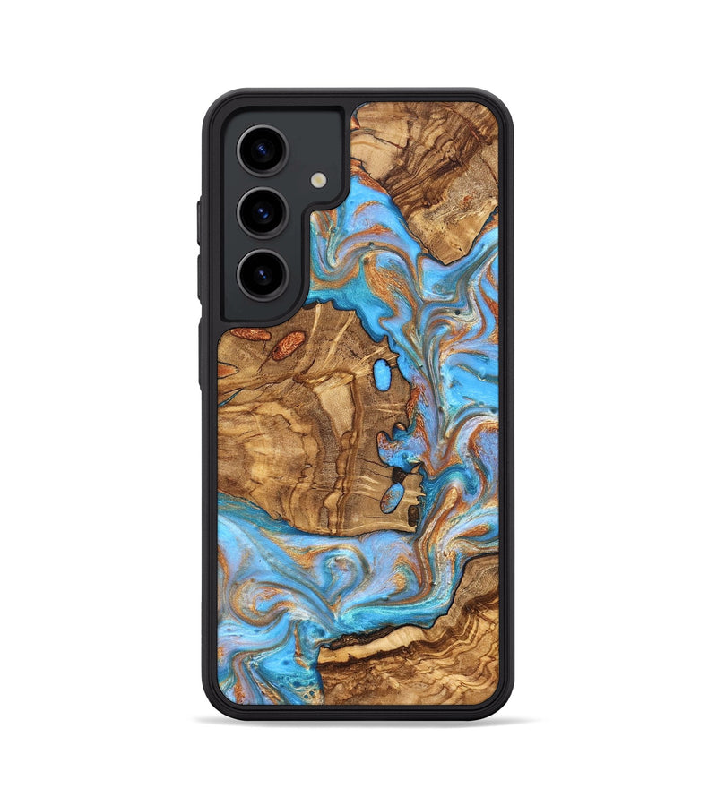 Galaxy S24 Wood Phone Case - Barney (Ancient Olive, 822281)