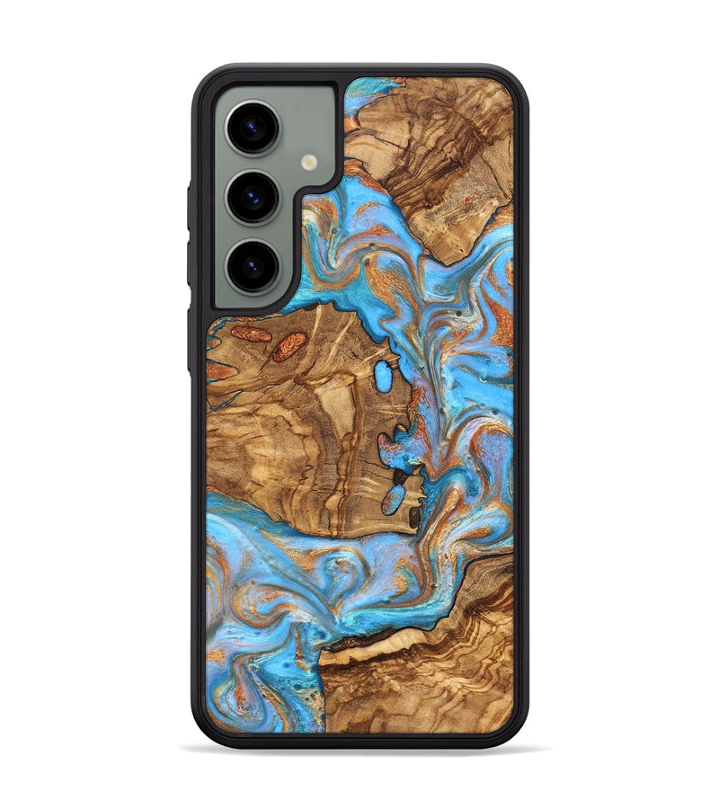 Galaxy S24 Plus Wood Phone Case - Barney (Ancient Olive, 822281)