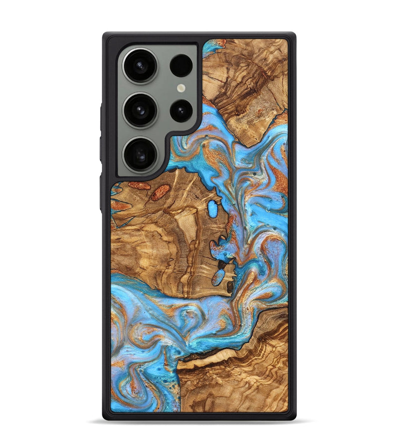 Galaxy S24 Ultra Wood Phone Case - Barney (Ancient Olive, 822281)