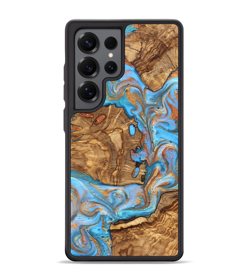 Galaxy S25 Ultra Wood Phone Case - Barney (Ancient Olive, 822281)