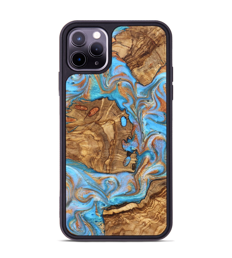 iPhone 11 Pro Max Wood Phone Case - Barney (Ancient Olive, 822281)
