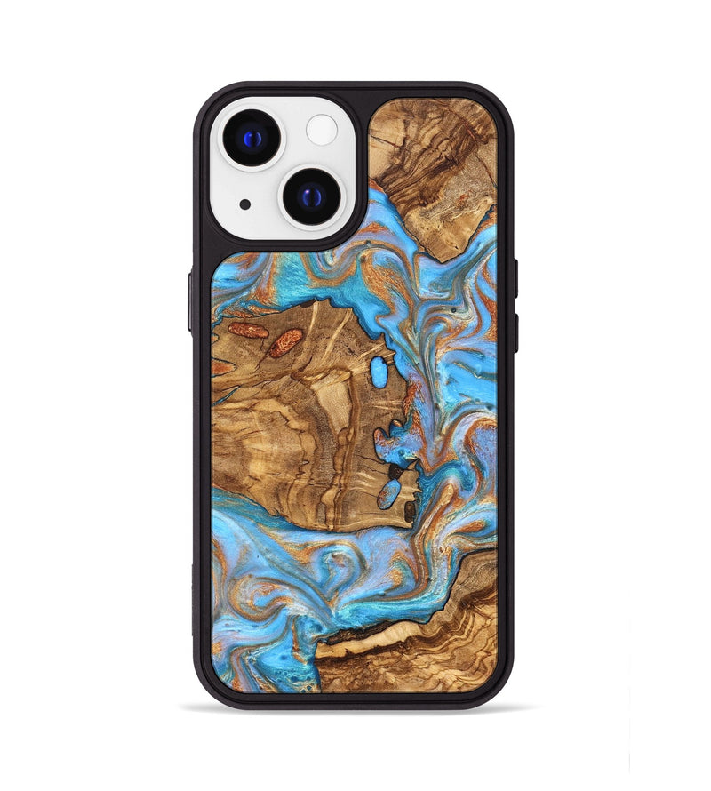 iPhone 13 Wood Phone Case - Barney (Ancient Olive, 822281)