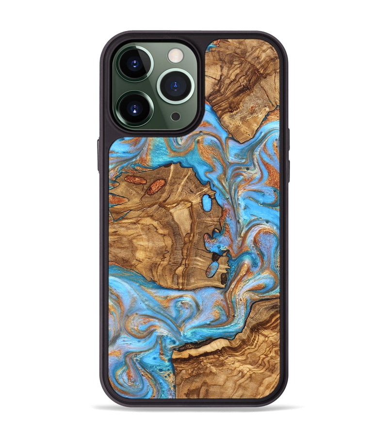 iPhone 13 Pro Max Wood Phone Case - Barney (Ancient Olive, 822281)