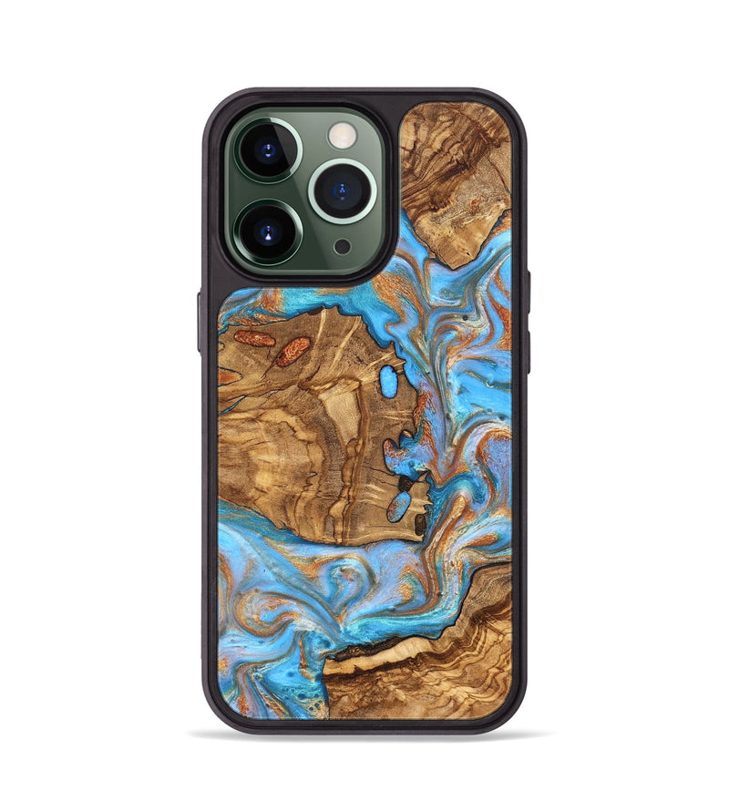 iPhone 13 Pro Wood Phone Case - Barney (Ancient Olive, 822281)