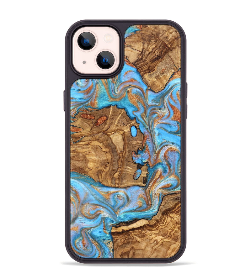 iPhone 14 Plus Wood Phone Case - Barney (Ancient Olive, 822281)