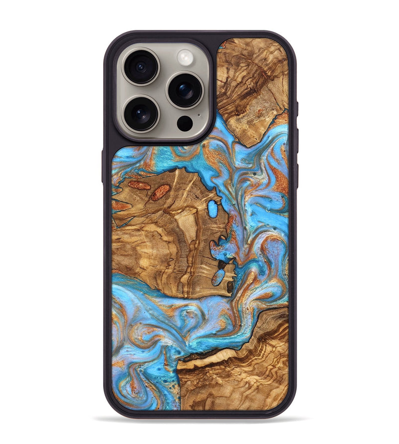 iPhone 15 Pro Max Wood Phone Case - Barney (Ancient Olive, 822281)