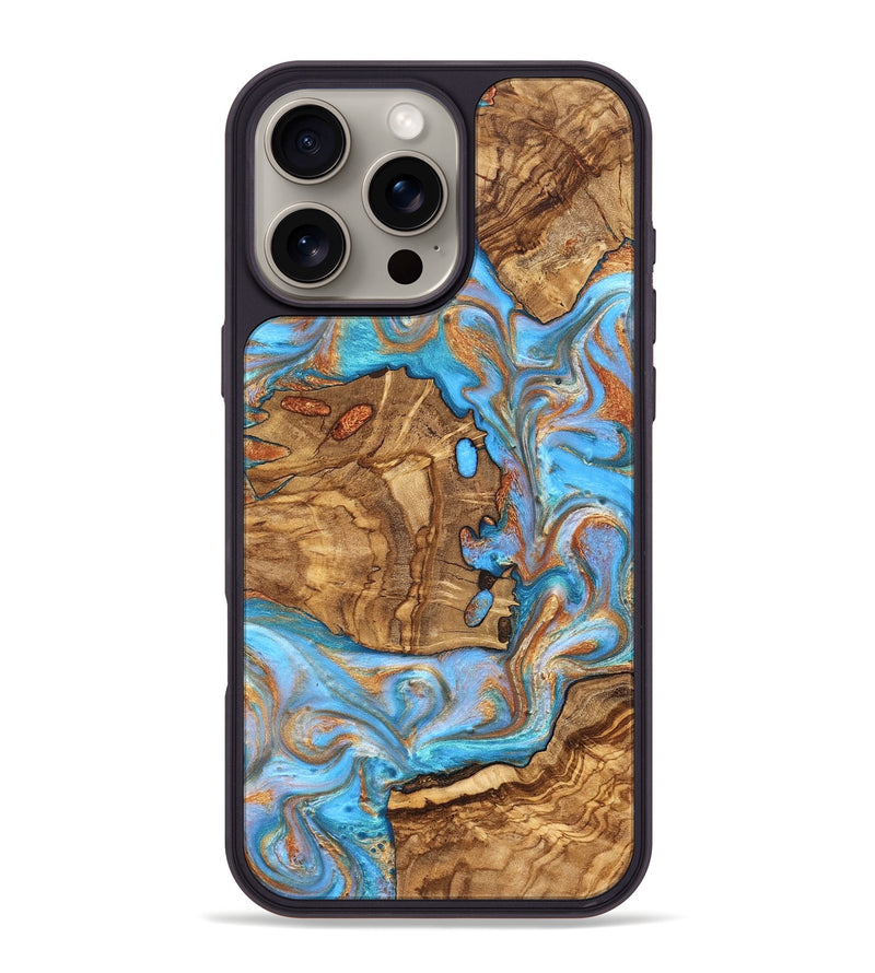 iPhone 16 Pro Max Wood Phone Case - Barney (Ancient Olive, 822281)