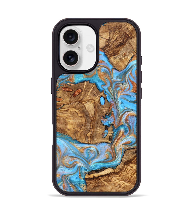 iPhone 17 Wood Phone Case - Barney (Ancient Olive, 822281)