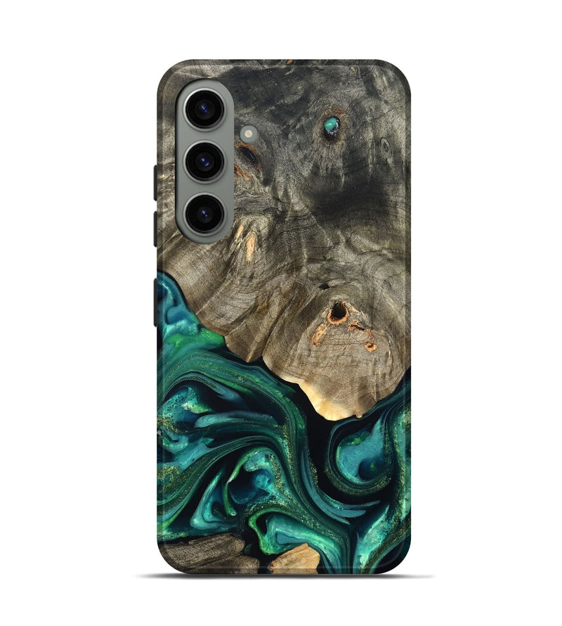 Galaxy S24 Wood Live Edge Phone Case - Marcy (Green, 822296)