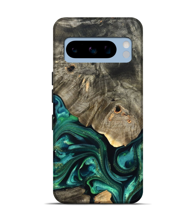 Pixel 8 Pro Wood Live Edge Phone Case - Marcy (Green, 822296)