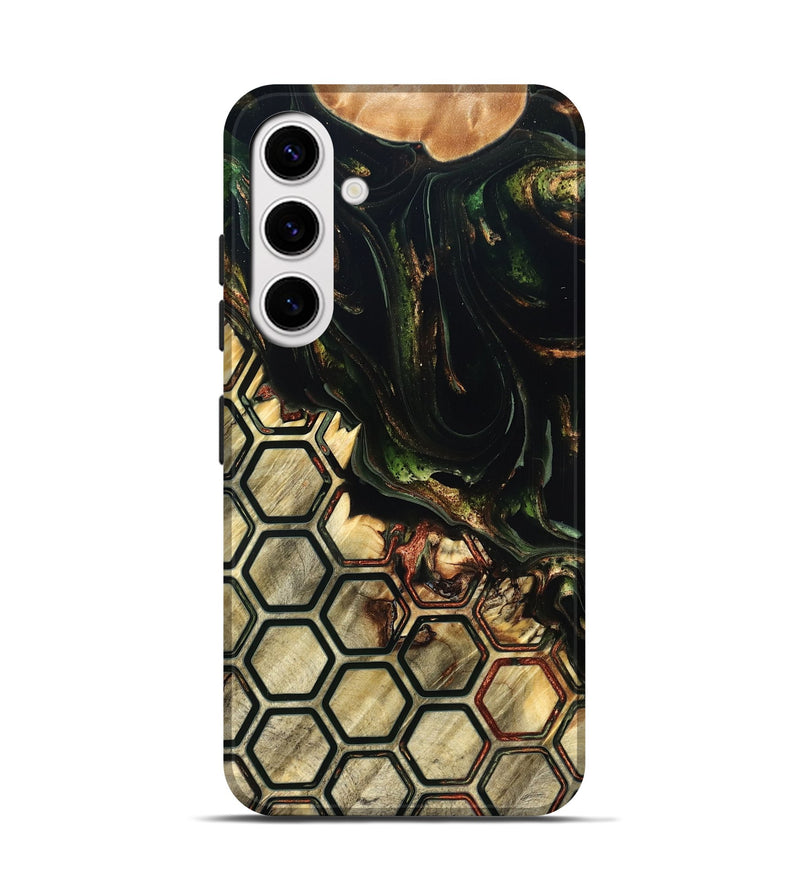 Galaxy S25 Wood Live Edge Phone Case - Tamiko (Pattern, 822309)