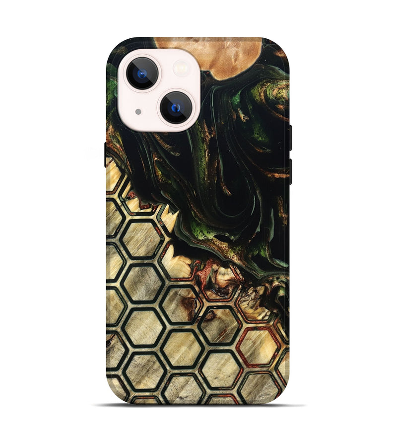 iPhone 14 Wood Live Edge Phone Case - Tamiko (Pattern, 822309)