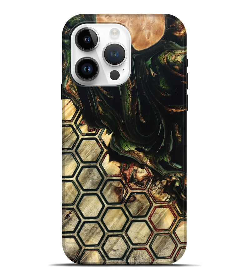 iPhone 15 Pro Max Wood Live Edge Phone Case - Tamiko (Pattern, 822309)