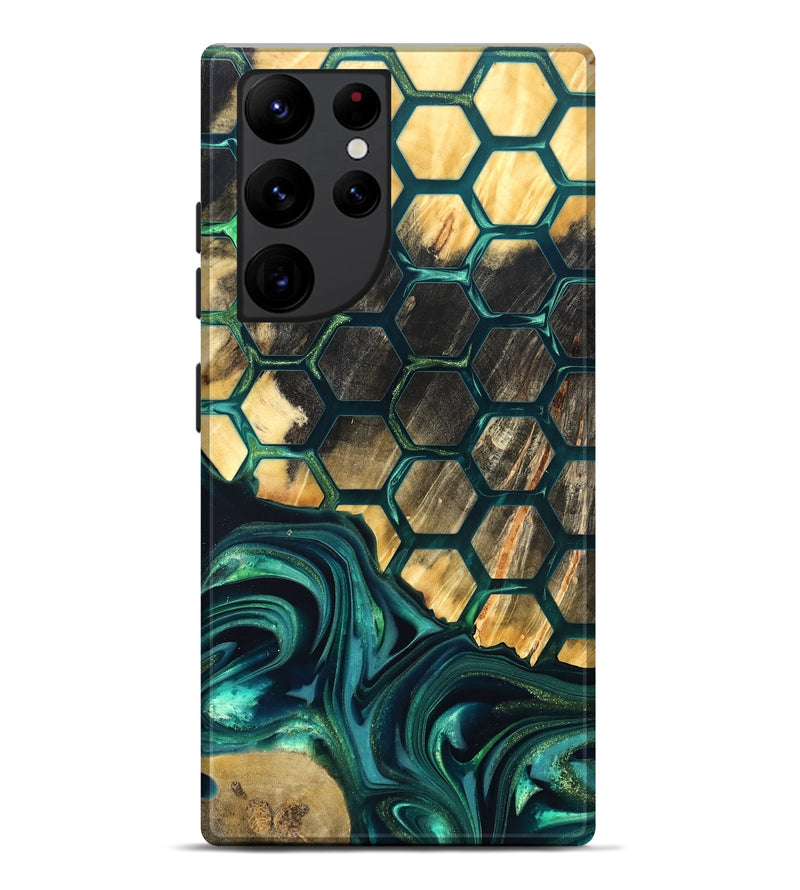 Galaxy S22 Ultra Wood Live Edge Phone Case - Chaya (Pattern, 822310)