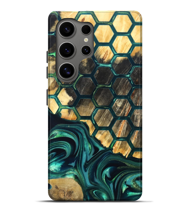 Galaxy S25 Ultra Wood Live Edge Phone Case - Chaya (Pattern, 822310)