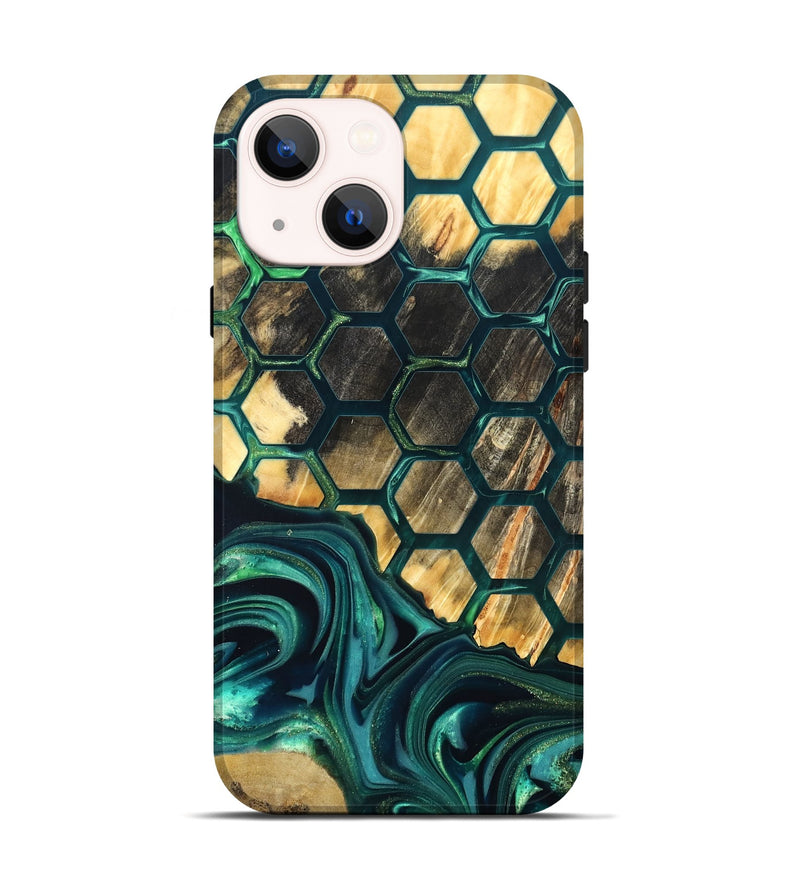 iPhone 14 Wood Live Edge Phone Case - Chaya (Pattern, 822310)