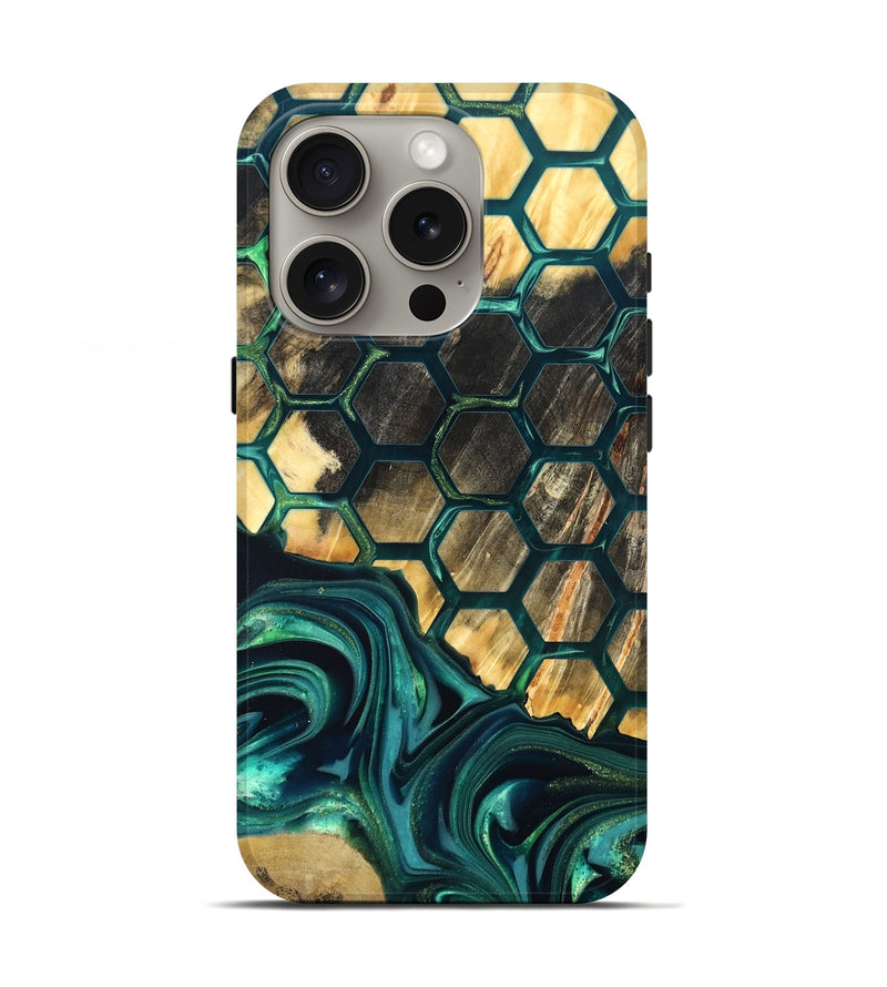 iPhone 16 Pro Wood Live Edge Phone Case - Chaya (Pattern, 822310)