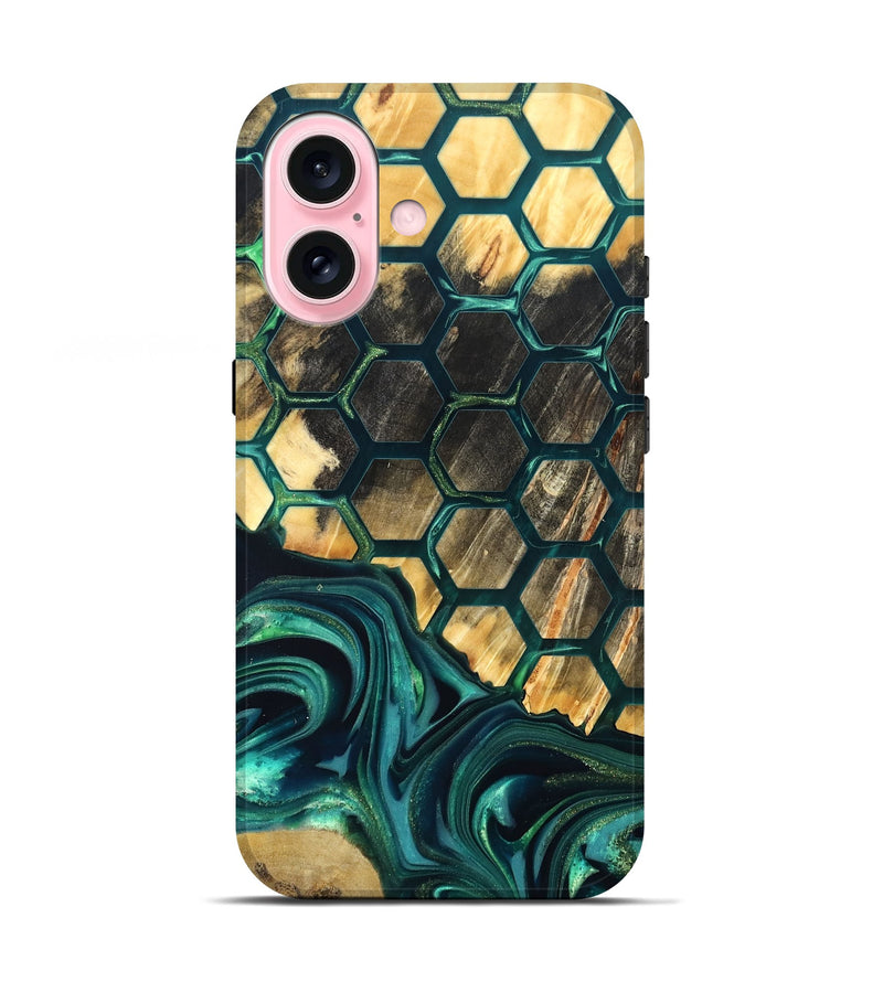 iPhone 17 Wood Live Edge Phone Case - Chaya (Pattern, 822310)
