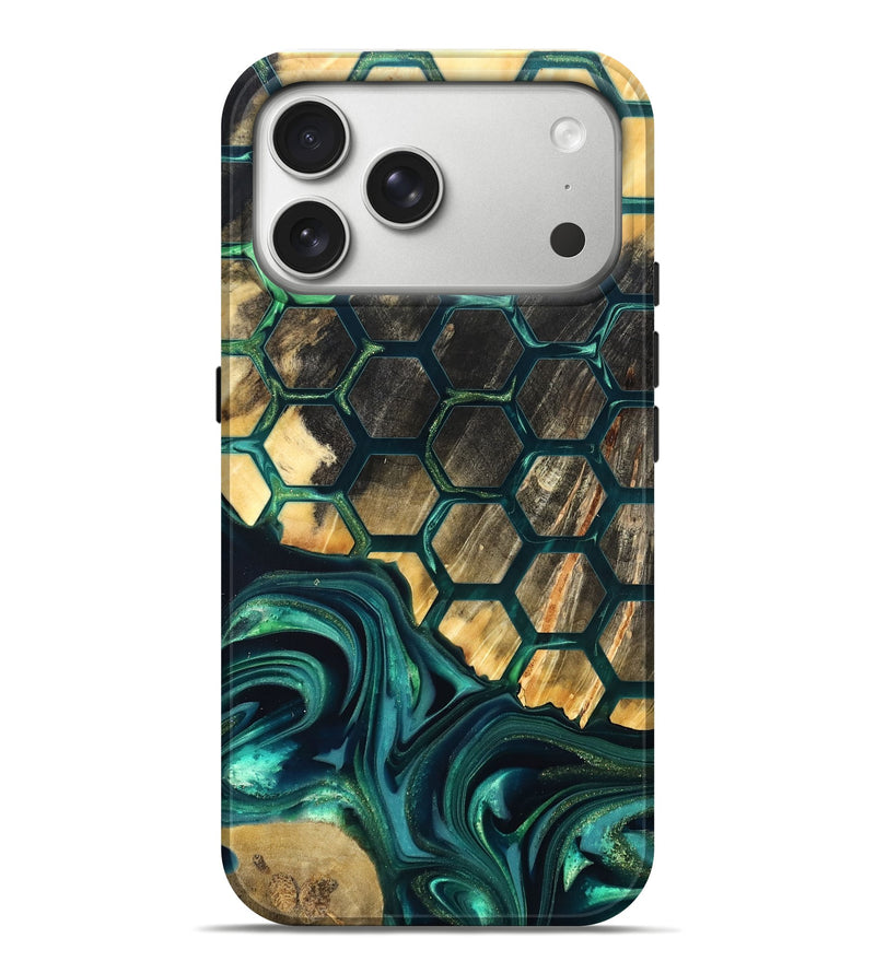 iPhone 17 Pro Max Wood Live Edge Phone Case - Chaya (Pattern, 822310)