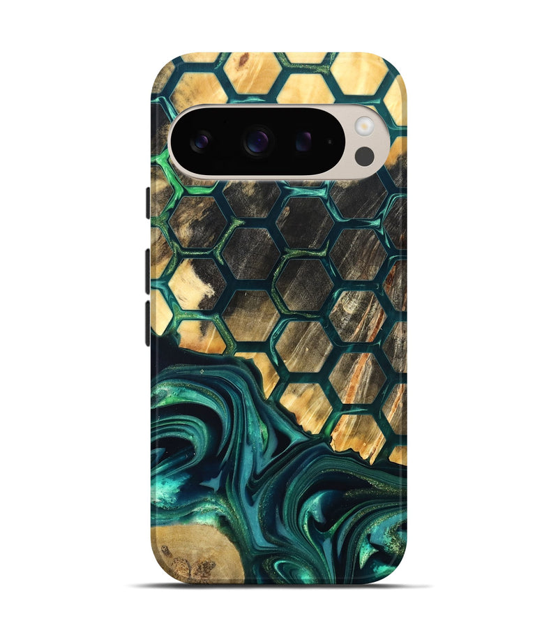 Pixel 9 Wood Live Edge Phone Case - Chaya (Pattern, 822310)