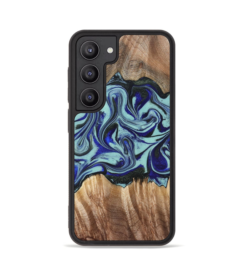 Galaxy S23 Wood Phone Case - Idella (Green, 822319)